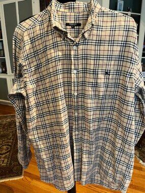 Burberry London Nova Check Flannel Shirt Men’s XL